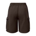 thumbnail image 6 of RUTAYY Women's Cargo Shorts Solid Color Casual Streetwear Baggy with Utility Pockets High Waist Loose Fit Denim Bottom Fashion Seaside Shorts, 6 of 6