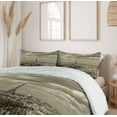 thumbnail image 6 of Ambesonne Beige Duvet Cover Sets, City Skyline of Paris, 2-Queen, Beige, 6 of 7