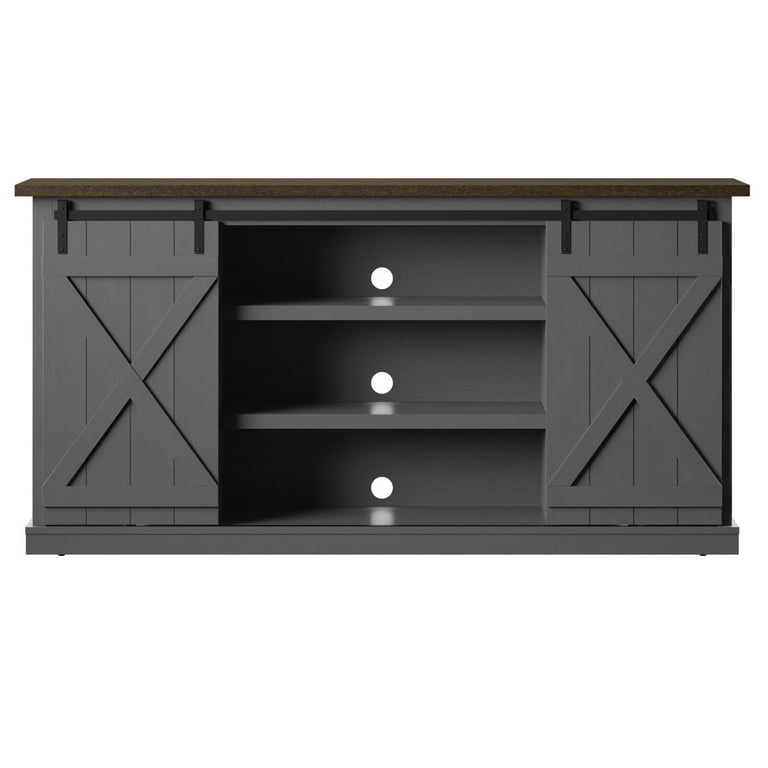 Lorraine wood 2024 scroll tv stand