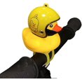 thumbnail image 3 of Bonito timbre de pato para bicicleta con luz LED y forma de pato de goma para manillar de bicicleta, divertido accesorio para bicicleta., 3 of 5