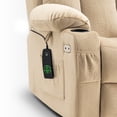 thumbnail image 6 of Large Power Lift Recliner Chair with Extended Footrest for Big and Tall Elderly People, Fabric(Beige), 6 of 6