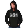 thumbnail image 3 of Off Duty Unicorn Fantasy Hoodie Sweatshirt Women Brisco Brands X, 3 of 5