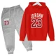 thumbnail image 3 of Conjunto de 2 piezas de ropa deportiva informal para primavera y otoño para niños, sudadera con capucha y pantalones, chándal de moda para bebés y niñas, 3 of 5