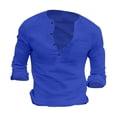 thumbnail image 5 of Men’s Long Sleeve Solid Color Base Shirt Casual Everyday Fashion Top, 5 of 5