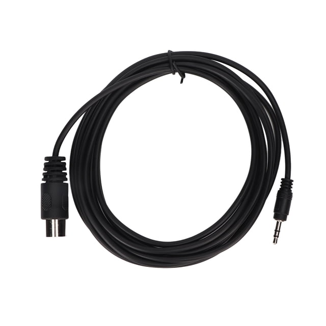 Cable de adaptador de 5pin A 3.5 mm, Enredo Sin Cable Masculino A 3,5 mm de cable Masculino PVC 9.8 Pies Duradero Para El Exterior