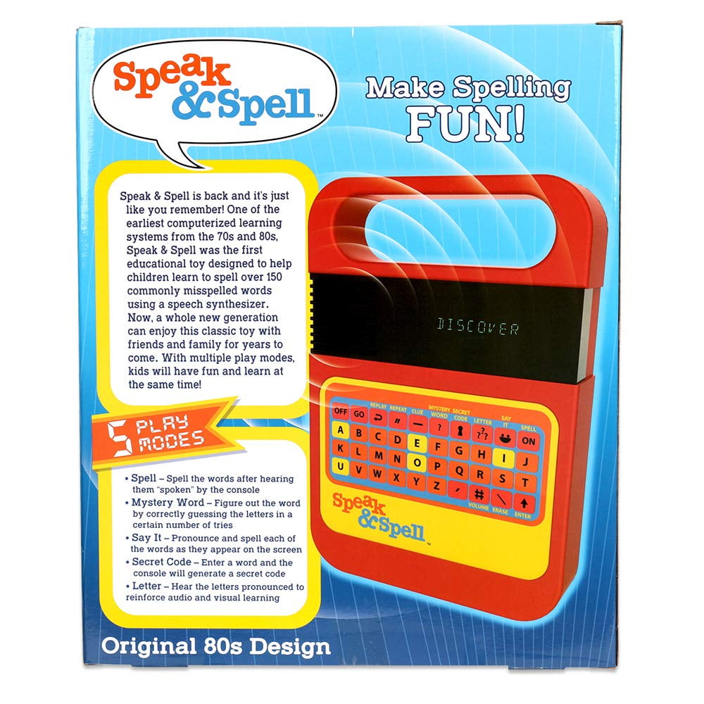 Basic Fun Speak Spell Electronic Game Walmart