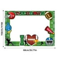 thumbnail image 4 of Football Party Photo Booth Frame Super Football Bowl Party Photo Booth Props Kit Touchdown Party Supplies and Decorations, 4 of 5