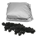 thumbnail image 4 of Jon Boat Cover- Waterproof Trailerable Jon Boat Cover Fits Jon Boat 12ft-18ft Long and Beam Width up to 75inch Black/Gray, 4 of 11