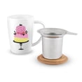 thumbnail image 4 of Bailey™ Piece of Cake Ceramic Tea Mug & Infuser by Pinky Up, 4 of 5