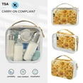 thumbnail image 5 of Clear Makeup Bags with Handle Large Opening 2 Pack Set Toiletry Bag Quart Size Bag, for Women Man Traveling Travel Essentials, Toiletries and Other. Sunflower, 5 of 5