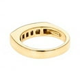 thumbnail image 2 of Unique 14K Natural 0.6 Ctw Real Diamonds Mens Wedding Band (Yellow Gold Size 10), 2 of 3