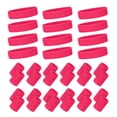 thumbnail image 1 of TOPTIE 12 Sets Neon Sweatband Set, Terry Cloth Headbands and Wristbands for Running Basketball Workout - Neon Pink, 1 of 7