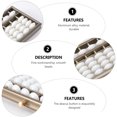 thumbnail image 2 of CIMAXIC 1Pc Aluminum Alloy Abacus 13 Digits Rods Arithmetic Abacus Caculating Chinese Abacus Math Leaning Brain Developing Educational Toy for Students Accountant (Silver),10.24"X3.15"X0.59", 2 of 4