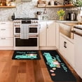 thumbnail image 5 of Set of 2 Easter Kitchen Rugs and Mats for Floor Non-Slip Backing Easter Eggs Bunny Mat Easter Outdoor Decorations Anti Fatigue Kitchen Rug Sets with Runner (17"x47.2"+17"x30", Easter 03), 5 of 7