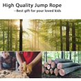thumbnail image 5 of Pink Kids Jump Rope with Wooden Handle Decorated Cartoon Pattern Adjustable Rope for Boys and Girls for Sports 2.6M Christmas Birthday Party Gift, 5 of 5