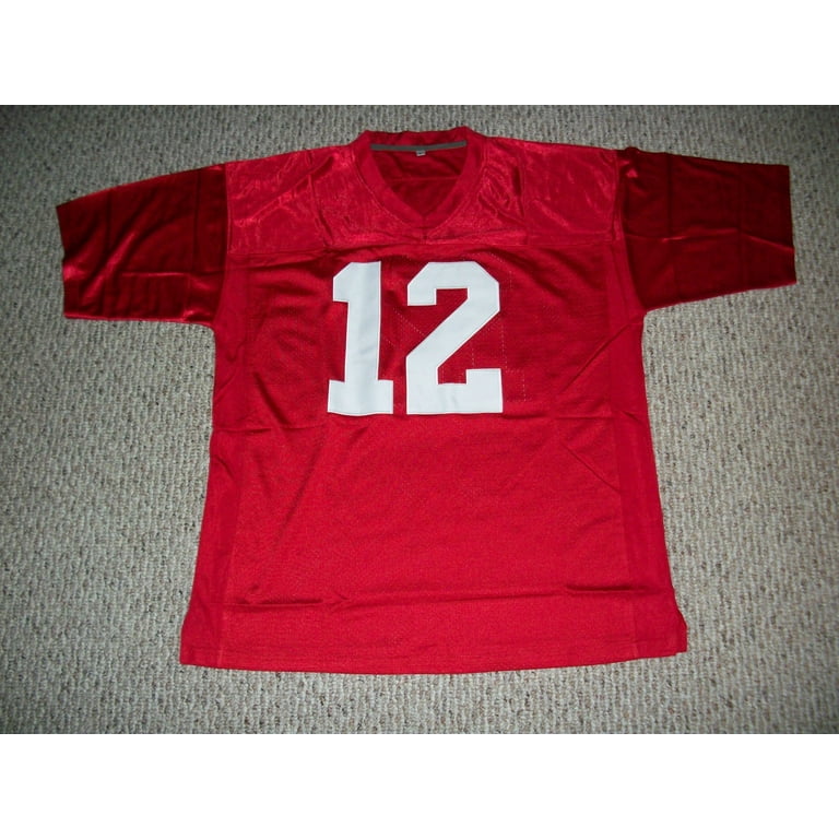 Unsigned Joe Namath Jersey 12 College Custom Stitched Crimson Red