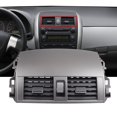 thumbnail image 1 of Dasbecan 55670-02160 Center Dash A/C Dashboard AC Air Vent Panel Trim Outlet Compatible with Toyota Corolla 2008 2009 2010 2011 2012 2013 55663-02060, 1 of 5