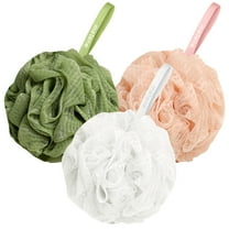 Metene Shower Loofah Sponge 3 Pack, Body Wash Scrubber Exfoliator Loofa, Men Women Bathing Accessorie