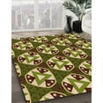 thumbnail image 3 of Ahgly Company Machine Washable Indoor Rectangle Transitional Metallic Gold Area Rugs, 4' x 6', 3 of 7