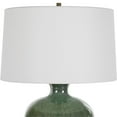 thumbnail image 4 of Uttermost Nataly Coastal Ceramic and Fabric Table Lamp in White/Green, 4 of 7