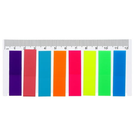 

TOYMYTOY 5 Sets Fluorescent Sticky Memo Notes Colored Note Index Stickers Label Stickers