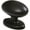 Black, variant on Stanley Home Designs BB8014 Egg-Shaped 1 Inch Long Oval Cabinet Knob
