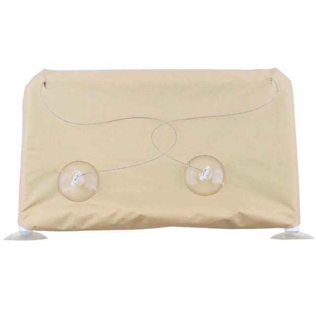 CAROOTU Comfy Window Mounted Cat Hammock Suction Cups Pet Bed Washable Cover