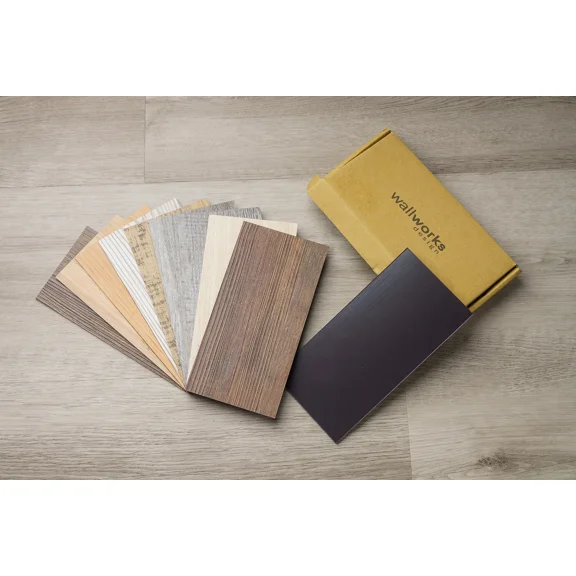 Magnetic Vinyl Wall Panel Samples by Wallworks Design - 9 Pcs Sample