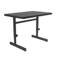 thumbnail image 2 of Correll WS2436-52 1.25 in. High Pressure Rectangular Top Computer & Training Tables, New England Driftwood - 24 x 36 in., 2 of 4