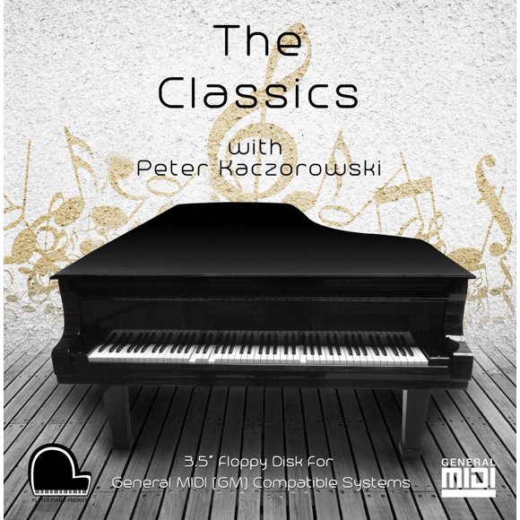 Disco Flexible Player Piano Premier 3.5" GM MIDI