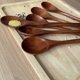 thumbnail image 3 of Juego de 3 cucharas mezcladoras de madera con mango largo de 13 pulgadas con 3 piezas de 9 pulgadas, 3 of 5