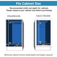 thumbnail image 4 of LOVMOR 2 Tier Individual Pull Out Cabinet Organizer 11"W x 21"D, Slide Out Kitchen Cabinet Storage Sliding Shelves, 4 of 8
