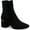 Black Micro, variant on Alfani Womens Rockee Bootie Short Ankle Boots