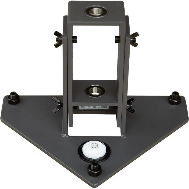 Pool Fence Drill Guide with Bubble Level, Adjustable Tilt Angle, Anti-Slip Drilling Aid – Ensures Perfectly Vertical Drilling for Accurate Pool Fence Installation