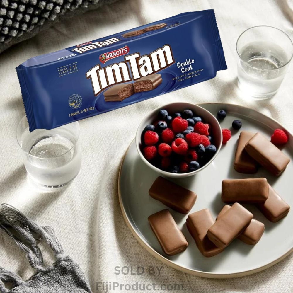 Arnott's - Tim Tam SAMPLER 4 Pack (Original, Double Coat, Chewy Caramel, White) Chocolate Cookie Biscuits, Aussie Made & Loved ...