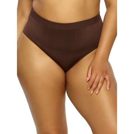 Paramour by Felina | Body Smooth Seamless Brief | No Visible Panty Lines (Cocoa  3X)