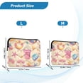 thumbnail image 4 of FORMRS 15"-15.6" Laptop Sleeve Protective Case Soft Carrying Quilted Computer Bag Cover, Blue Beach Toys Pattern, 4 of 7