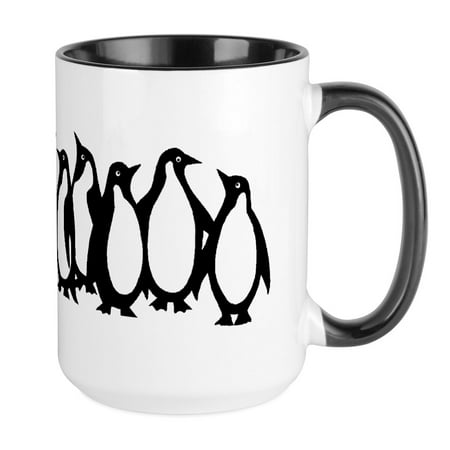 

CafePress - 6 Penguins Large Mug - 15 oz Ceramic Large Mug