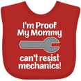 thumbnail image 3 of Inktastic Mechanic Daddy Proof Mommy Cant Resist Boys or Girls Baby Bib, 3 of 4