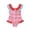 Red-1, variant on Shadoumai Girls Swimsuit One Piece Size 7 Cutout Waist Tankini Set Quick Dry & Stretchy Cute Printed Bathing Suits for Girls Spaghetti Strap Swimwear Set Girl