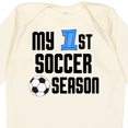 thumbnail image 4 of Inktastic My 1st Soccer Season Boys Long Sleeve Baby Bodysuit, 4 of 5