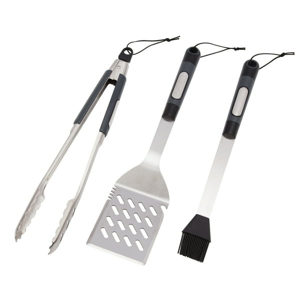Cuisinart® 3 Piece Stainless Steel Barbecue Tool Set Set Includes