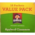 thumbnail image 4 of Quaker Apples & Cinnamon Instant Oatmeal, 1.23 oz, 18 count, 4 of 4
