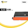 thumbnail image 4 of Toner Bank 3-Pack Compatible Toner Replacement for Brother TN-650 HL-5340D 5340DRT 5350DN 5370DW 5380DN DCP-8085DN 8080DN 8890DW MFC-8380DN 8680DN 8890DW Black, 4 of 5