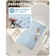 thumbnail image 6 of Shower Mat 16"x27", Extra Long Bathtub Mat Non Slip with Suction Cups, Bath Matts for Shower Floor/Inside Shower, Quick Dry, Easy Clean, 6 of 12