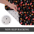 thumbnail image 6 of Pofeuu BBQ Print Flannel Doormats Rug16"x24"Rug Washable Doormats Indoor Outdoor Rugs for Layered Front Door Mats, Porch, Kitchen, Entryway, 6 of 7