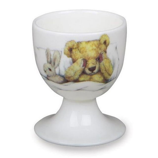 Roy Kirkham - Gift Boxed Eggcup - Teddy Time, Bone China Ceramic Made in England, Bone China Ceramic Made in England