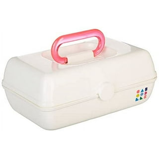 Caboodles Pretty in Petite Makeup Box, Two-Tone Periwinkle on Pink 