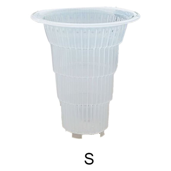 KYAIGUO Plant Pots with Holes Clear Plastic Orchid Pots Breathable Flower Pots for Indoor Outdoor