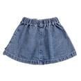 thumbnail image 6 of Kids Girls Spring Summer Denim Skirt Toddler Versatile Short A-Line Skirt, 6 of 6